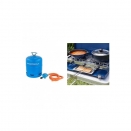 Camping Gas Chef Folding Cooker + Grill Unit with Full 907 Cylinder, Hose & Regulator pack.