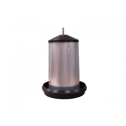 18 Kg Galvanised Poultry Feeder With Cover