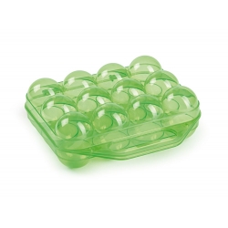 Gaun Plastic Egg Box (Green Lemon). 