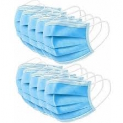 10 pack of Disposable Non Medical Face Mask with Loops. 