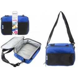 MyBento Lunch Cooler Bag with Carry Strap. Navy Blue